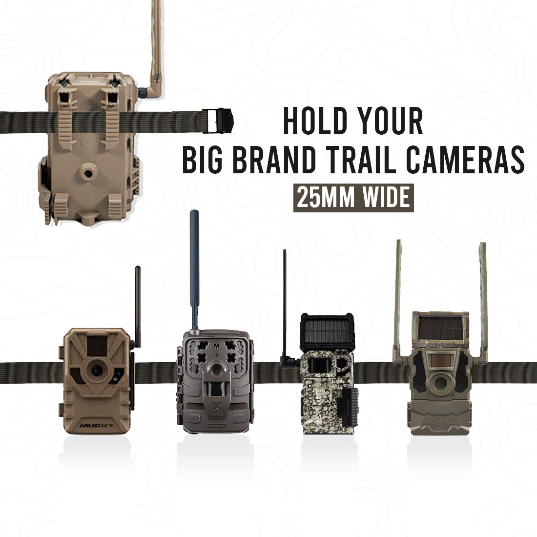 Nature Brown Trail Camera Straps